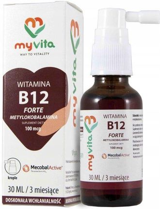 Myvita Witamina B12 Metylokobalamina Krople 30ml