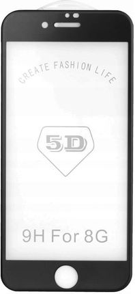 5D Full Glue szkło hartowane iPhone 7 /8 Czarny