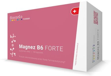 BIOCANTO Magnez B6 Forte 50 kaps