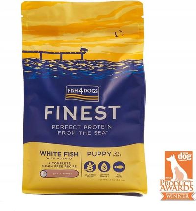 Fish4Dogs Finest Ocean White Fish Puppy Small 1,5Kg