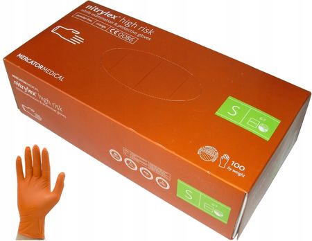 Rękawiczki Orange High Risk 100 Szt