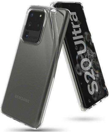 4Kom.Pl Etui Silikonowe Przezroczyste Do Samsung Galaxy S20 Ultra Crystal Case