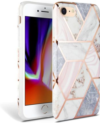 Tech Protect  MARBLE IPHONE 7/8/SE 2020 PINK