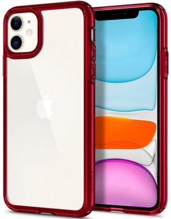 Spigen Etui Ultra Hybrid iPhone 11, czerwone