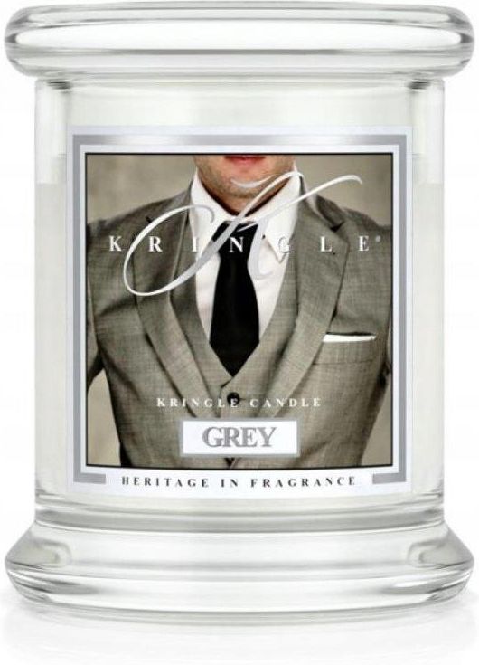 Kringle Candle Grey mini, klasyczny słoik (128 Opinie i