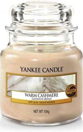 Świeca zapachowa Yankee Candle- 104g Warm Cashmere