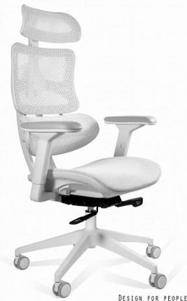Unique Ergotech Biały Fotel Biurowy
