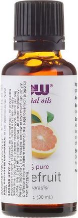 Olejek Eteryczny Grejpfrut - Now Foods Grapefruit Essential Oils 30 ml