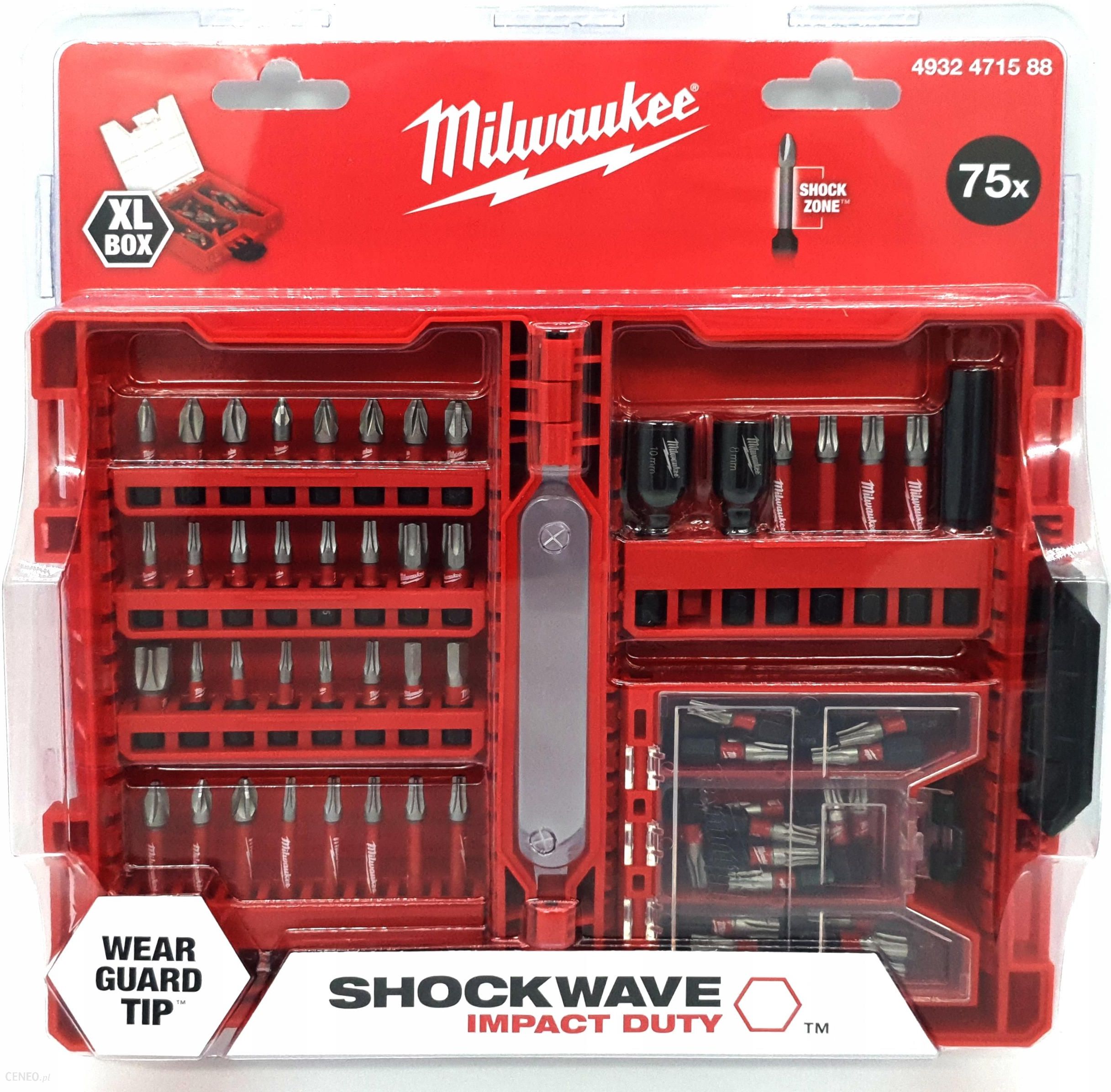 Milwaukee Zestaw bitów XL Torx Shockwave Impact Duty 4932471588