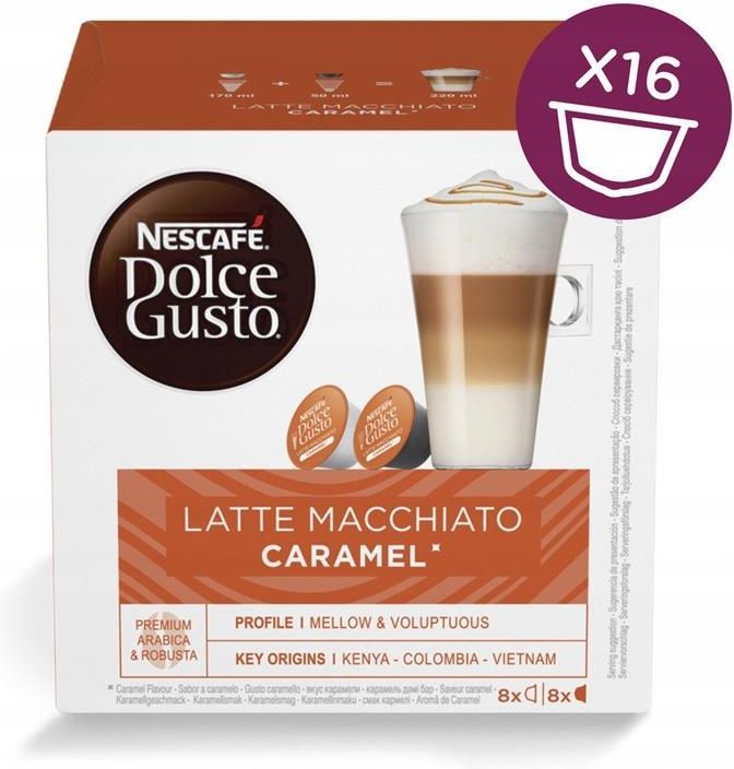 NESCAFE DOLCE GUSTO Latte Macchiato Caramel 16kaps - zdjęcie 6 NESCAFE DOLCE GUSTO Latte Macchiato Caramel 16kaps