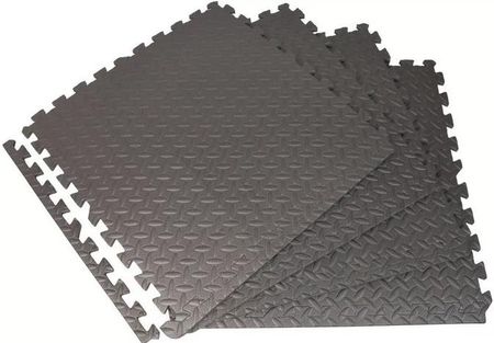 Duża Mata piankowa Puzzle 60x60cm 4 szt. Czarna