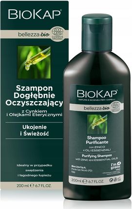 Biokap Bellezz Bio Szampon Dogłębnie Oczyszczający 200 ml