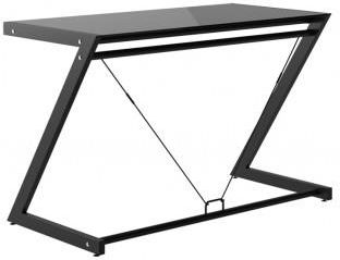 Unique Dd Z-Line Desk Plus Czarny / Czarne Szkło Biurko