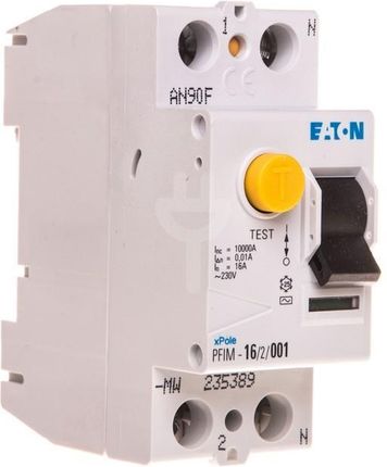Eaton Wyłącznik Różnicowoprądowy 2P 16A 0,01A Typ Ac Pfim-16/2/001-Mw 235389
