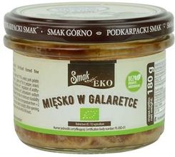 Zdjęcie SMAK EKO (słoiki mięsne, smalec, pasztet) Mięsko W Galaretce Bio 180 G - Smak Eko - Świerzawa