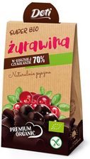 Zdjęcie DOTI - ŻURAWINA W CZEKOLADZIE GORZKIEJ BEZGLUTENOWA BIO 50g - Radom