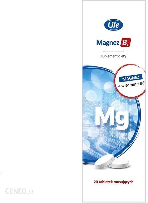 Life Magnez Z Witaminą B6 Tabletki Musujące 20tabl Opinie I Ceny Na