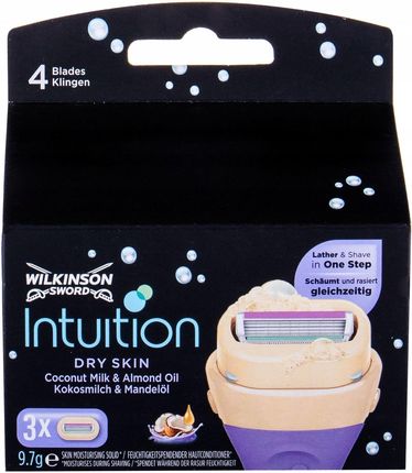 Wilkinson Sword Intuition Dry Skin Wkład 3Szt
