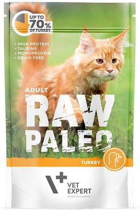 Vet Expert Raw Paleo Adult Cat Indyk 12x100g