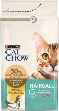 CAT CHOW SPECIAL CARE Hairball Control bogata w kurczaka 1,5kg