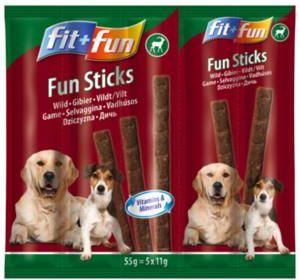 Fit+Fun Fun Sticks Dziczyzna 20X55G