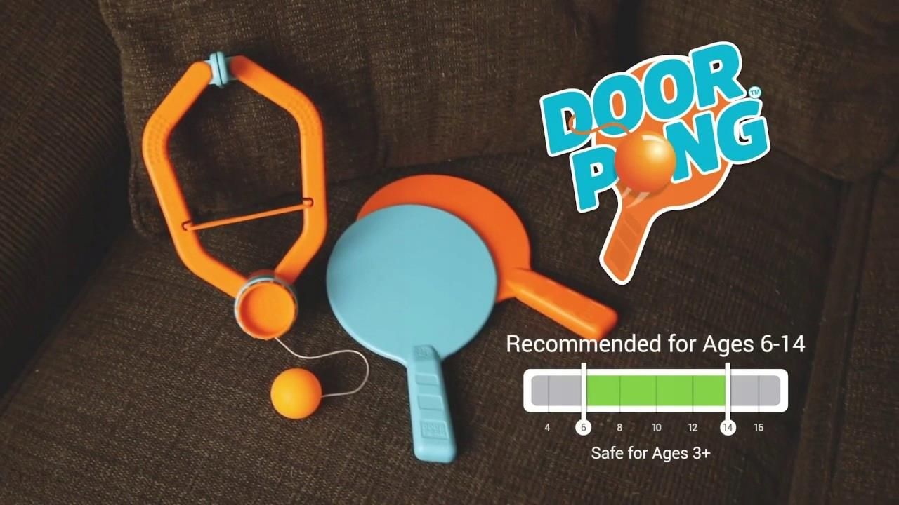 Door Pong Domowy Ping Pong bez Stołu Fat Brain Toy