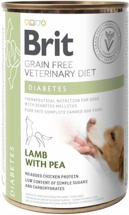 Brit Veterinary Diet Diabetes Lamb&Pea 400G