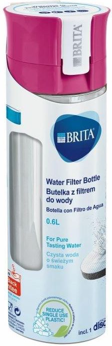 BRITA butelka z filtrem różowa 0,6l + 4 wkłady MicroDisc - Opinie i ceny na  Ceneo.pl
