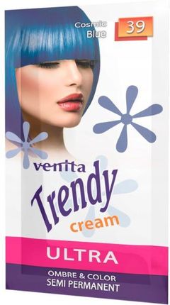 Semipermanenty krem koloryzujący do włosów   Venita Trendy Color Cream  saszetka  39 cosmicblue