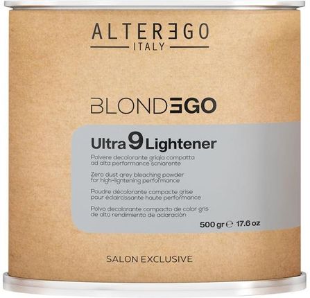 BlondEgo Ultra 9 Lightener Powder Szary bezpyłowy proszek 500 g