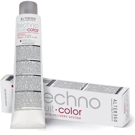 Alter Ego TECHNOFRUIT COLOR Farba trwale koloryzująca z keratyną 6/0 Ciemny Blond 100ml