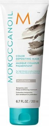 Moroccanoil Color Depositing Mask Koloryzująca Maska Do Włosów Platinum 200 ml