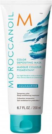 Moroccanoil Color Depositing Mask Koloryzująca Maska Do Włosów Aquamarine 200 ml