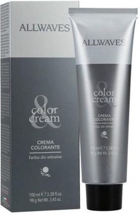 Farba do włosów Allwaves cream color intensywny ciemny brąz kolor 3.00 100ml
