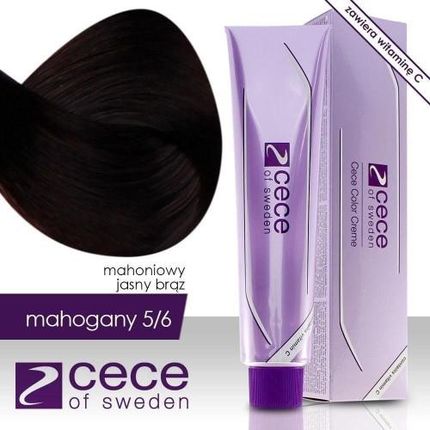 Cece of sweden - farba do włosów 125ml kolor: 5/6 mahoniowy jasny brąz