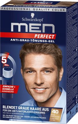 Schwarzkopf Men Perfect Odsiwiacz 40 ciemny blond