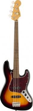 Fender Classic Vibe 60 Jazz Bass Fretless Lf 3-Sb - Gitara Basowa