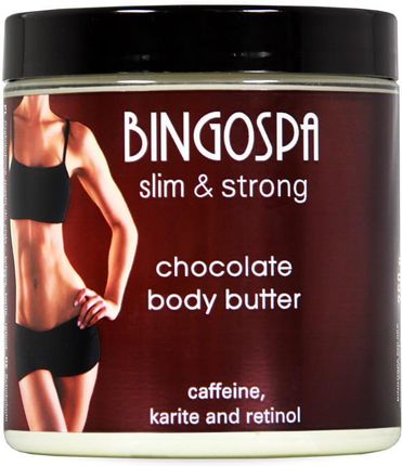 BINGOSPA Slim& Strong Chocolate Masło Do Ciała Czekoladowe Masło Do Ciała 250G