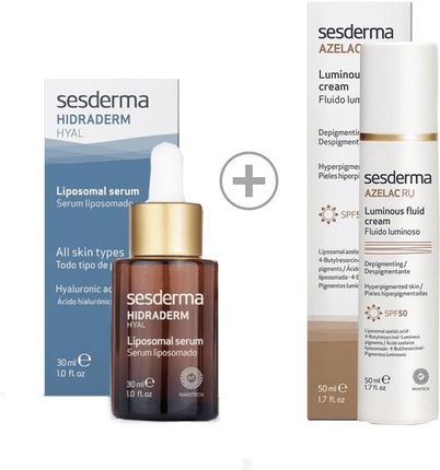 Zestaw Sesderma Azelac Ru Emulsja SPF50 50 ml + Hidraderm Hyal Serum liposomowe 30 ml