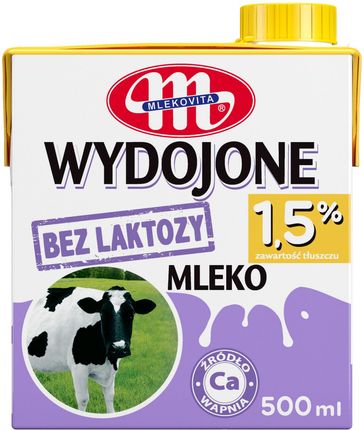 Mleko MLEKOVITA bez laktozy 1,5% 0,5L