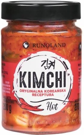 Runoland Kimchi Hot Pasteryzowane 300g - zdjęcie 1 Runoland Kimchi Hot Pasteryzowane 300g