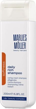Marlies Moller Delikatny Szampon Do Włosów Softness Daily Rich Shampoo 200 ml