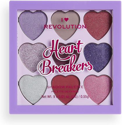 Makeup Revolution Heart Breakers Paleta Cieni Mystical