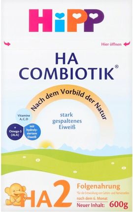 Hipp Ha 2 Combiotik Mleko Następne Po 6 Miesiącu 600G