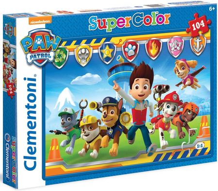 Clementoni Puzzle Super Kolor Psi Patrol 104El
