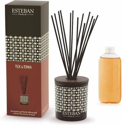 Esteban Paris Perfums 100ml Teck &  Tonka Diffuser Pałeczki zapachowe 100ml