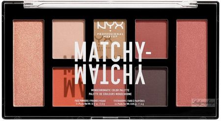 NYX Professional Makeup Matchy-Matchy Monochromatic paleta cieni do powiek 03 Camel