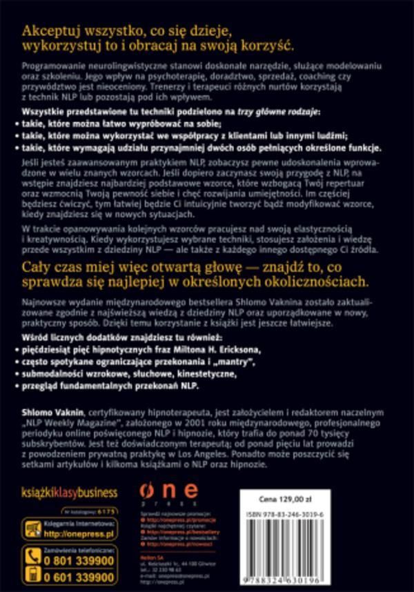 Biblia Nlp. Wydanie rozszerzone, ponad 350 - zdjęcie 2 Biblia Nlp. Wydanie rozszerzone, ponad 350