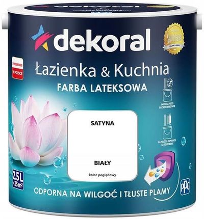 Dekoral Łazienka & Kuchnia Biały 2,5L