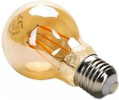 Aigostar Żarówka Dekoracyjna Led Filament Amber A60 E27 4W Ciepła - 